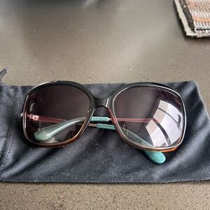 Marc by Marc Jacobs Gradient Sunglasses with Turquoise Temples